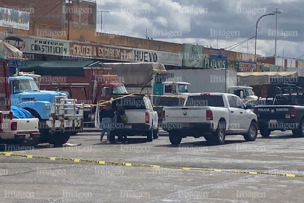 Asesinan a un hombre dentro del Mercado de Abastos en Zacatecas