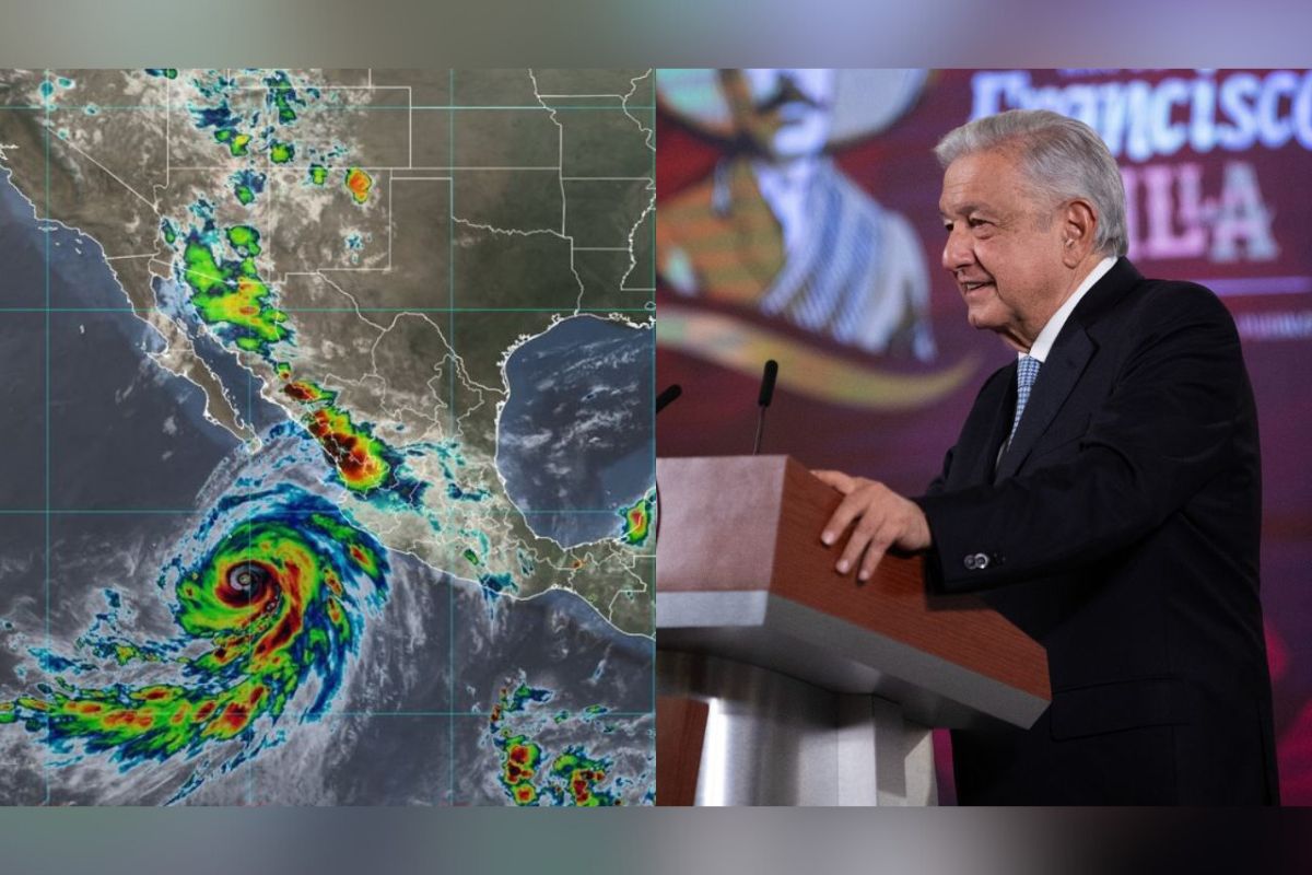 El presidente de México, Andrés Manuel López Obrador informó que aunque el huracán Hilary se debilitó en las últimas horas, se mantienen Plan DN-III-E