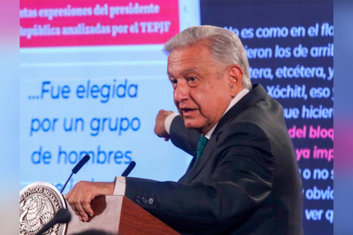 El presidente de México, Andrés Manuel López Obrador; se pronunció sobre las medidas cautelares impuestas por el Tribunal Electoral del Poder Judicial de la Federación.