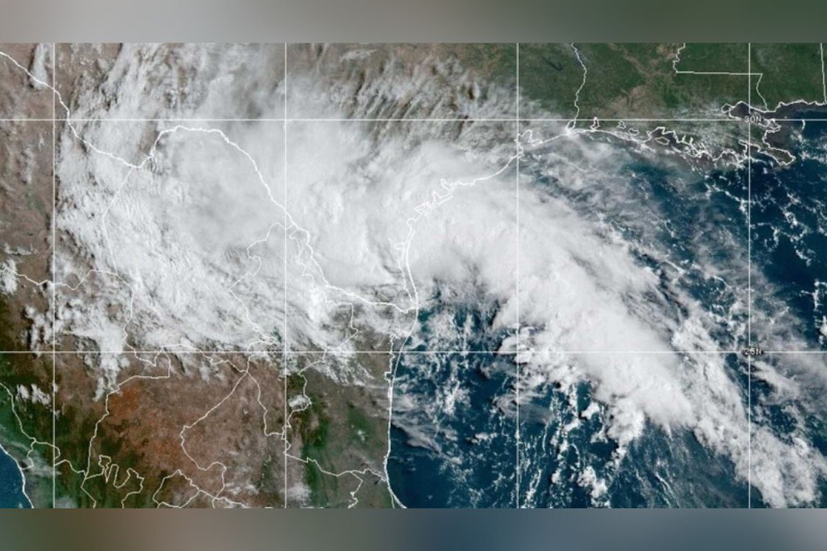 Éste martes, la tormenta tropical Harold entró en tierra en la costa sur de Texas. | Foto: Cortesía.
