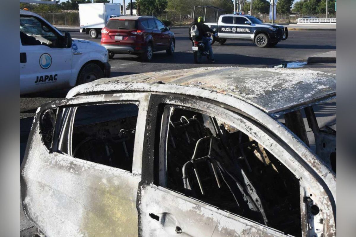 El lunes por la mañana, la policía local de Ciudad Juárez reportó casi 20 ataques de grupos armados. | Foto: Cortesía.