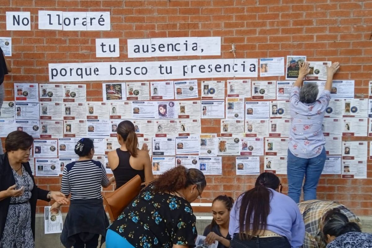 Colectivos de familias de desaparecidos en Zacatecas. | Foto: Manuel Medina.