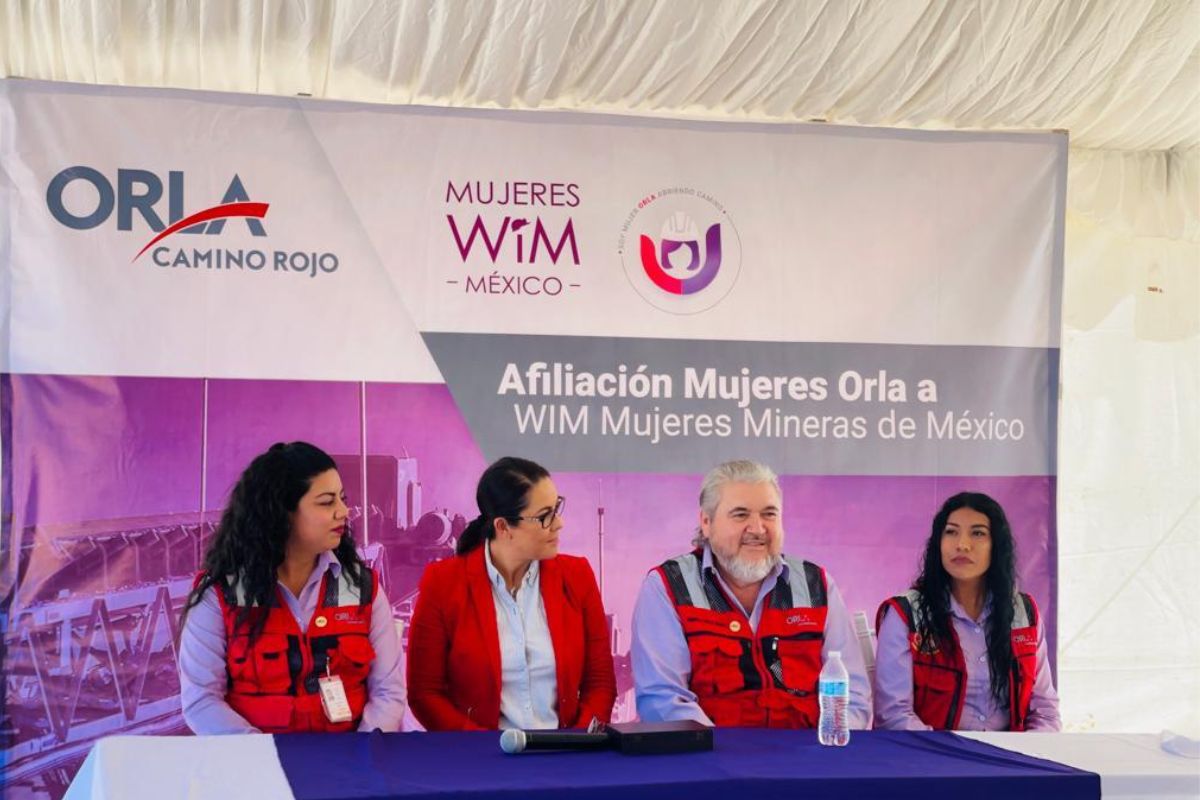 Mujeres mineras de Orla Camino Rojo se afilian a WIM México | Foto: Cortesía