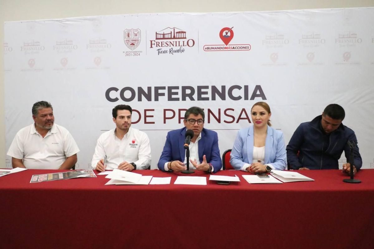 Conferencia de prensa diaria del alcalde Saúl Monreal | Foto: Angel Martinez