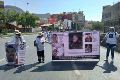 Marchan en Zacatecas por el Día Internacional de las Víctimas de Desaparición Forzada