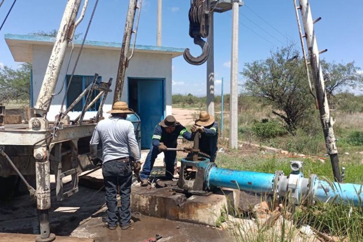 Saúl Monreal asegura el problema del desabasto de agua en pozos es grave | Foto: Angel Martinez