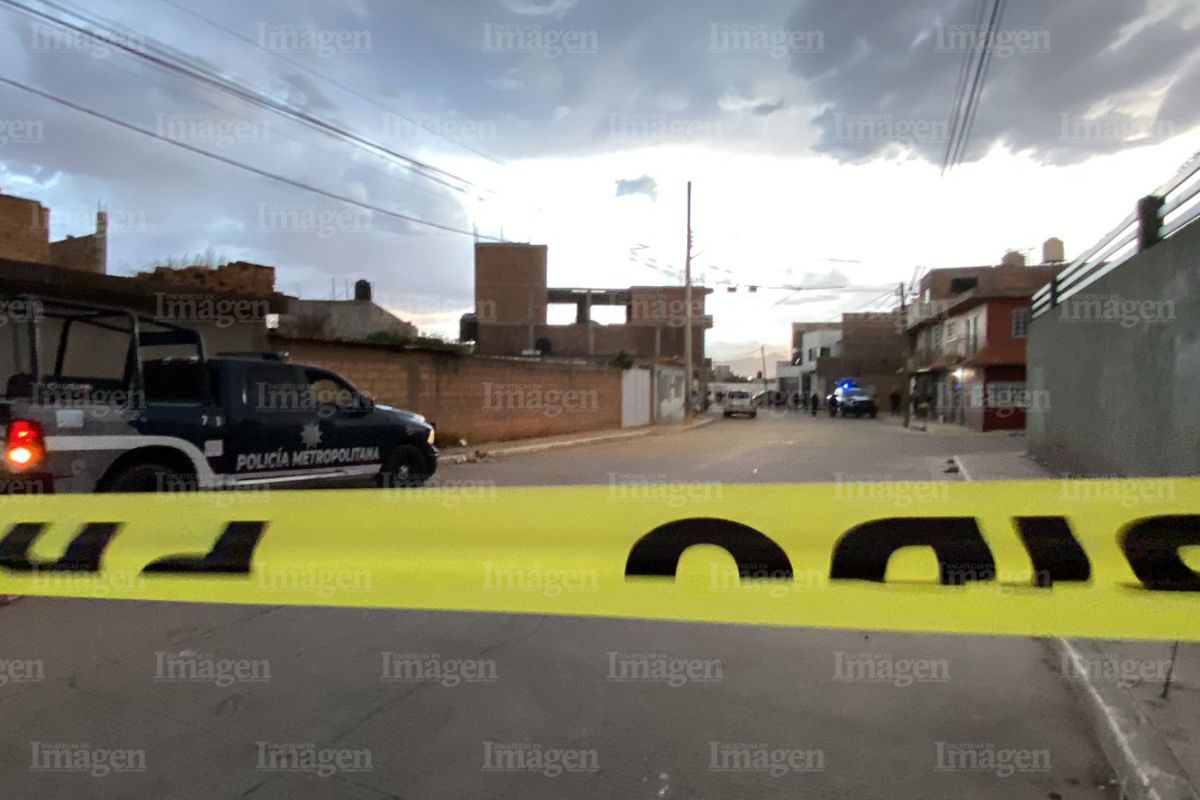 Ataque armado deja un muerto y dos lesionados entre las colonias La Joya y Lienzo Charro, Fresnillo | Foto: Angel Martinez 