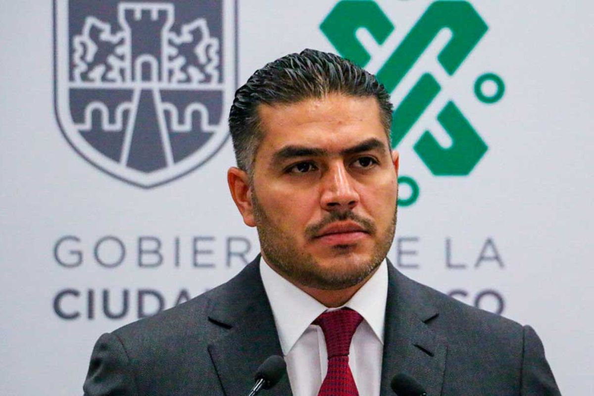El jefe de Gobierno de la Ciudad de México, Martí Batres; anunció que el Secretario de Seguridad Ciudadana de la Ciudad de México (SSC CDMX), Omar García Harfuch. | Foto: Cortesía.