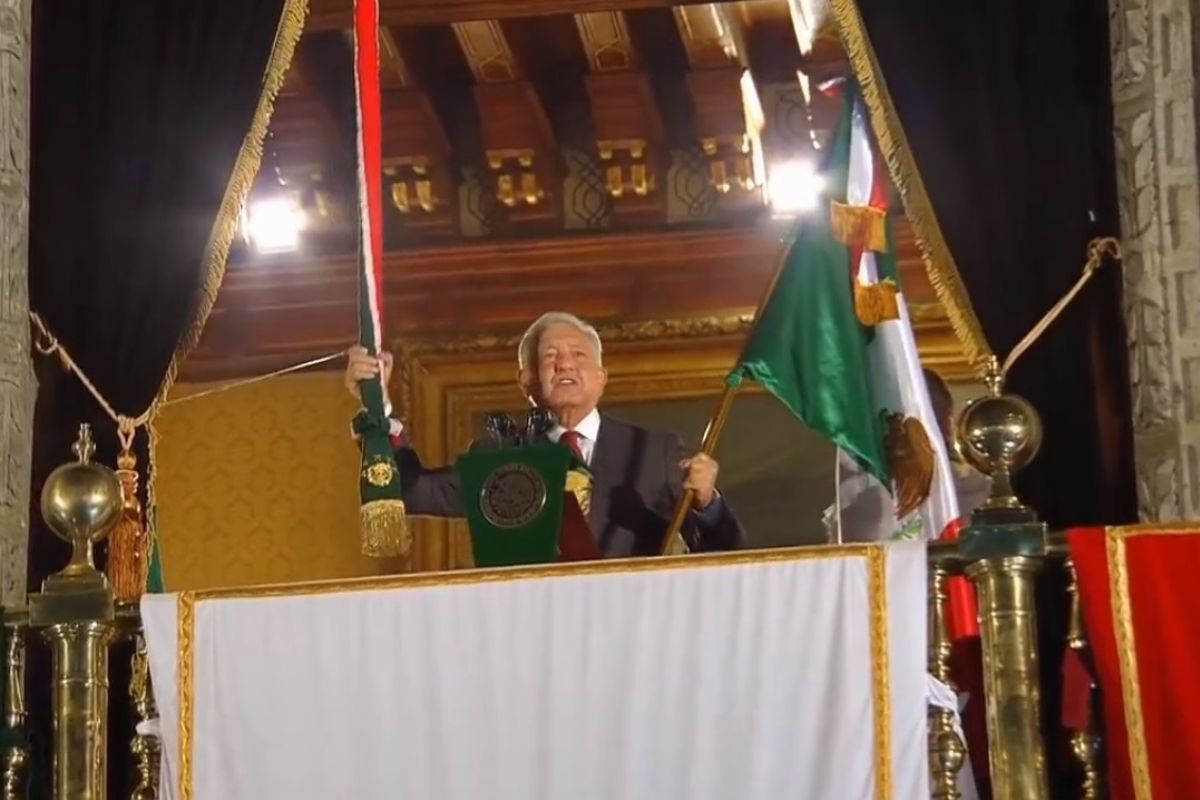 213 aniversario del Grito de Independencia que encabeza el presidente Andrés Manuel López Obrador.