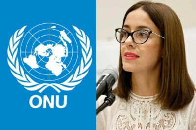 La actriz mexicana Cecilia Suárez se presentó en la sede de la Organización de las Naciones Unidas (ONU) en Nueva York.