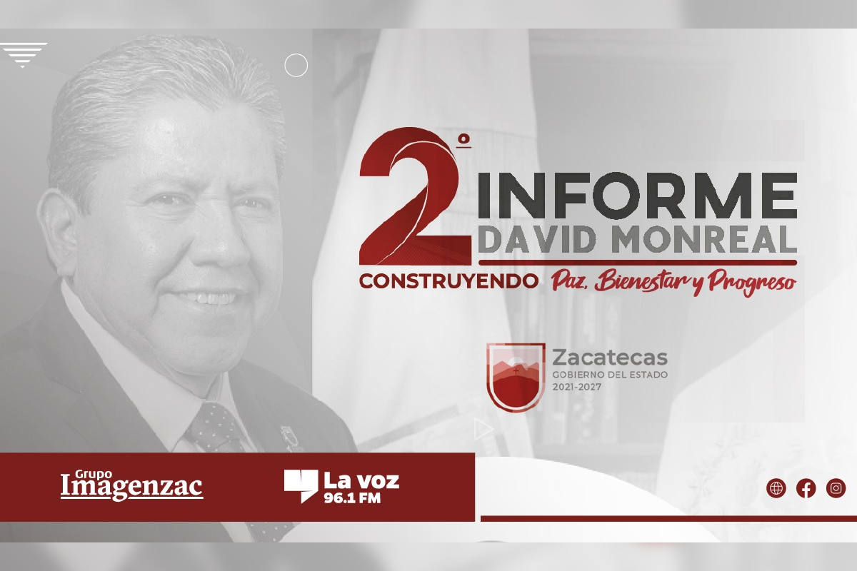 David Monreal presentará su Segundo Informe de Gobierno. | Foto: Imagen de Zacatecas