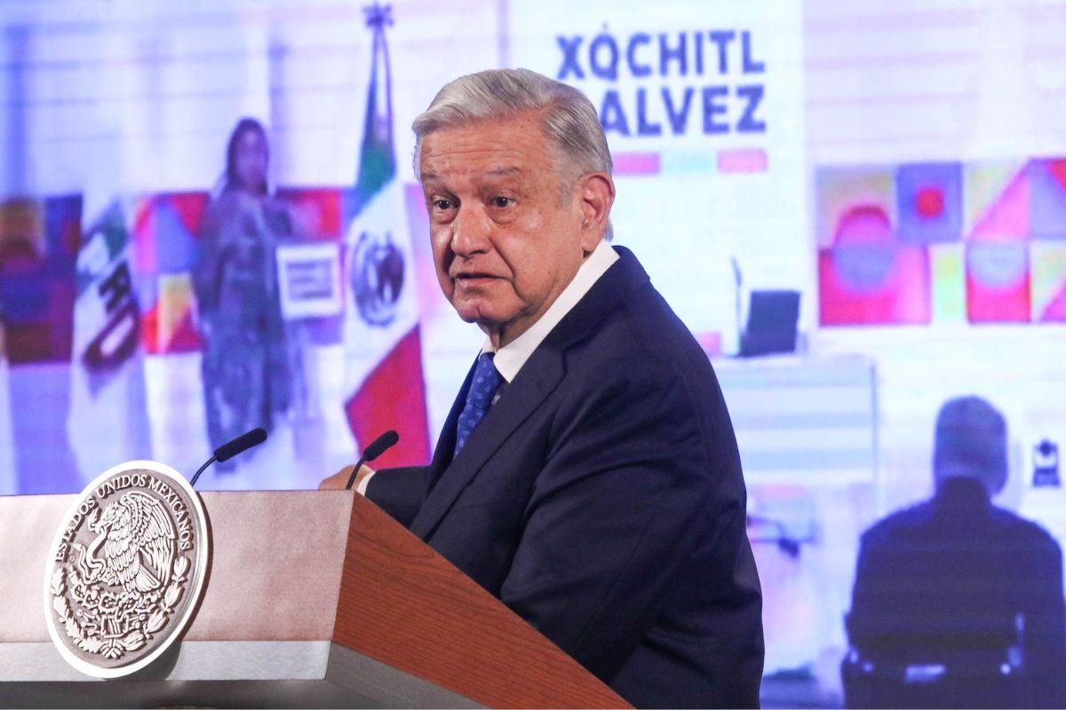 El presidente Andrés Manuel López Obrador criticó la falta de autoridad moral de Xóchitl Gálvez Ruiz. | Foto: Cortesía.