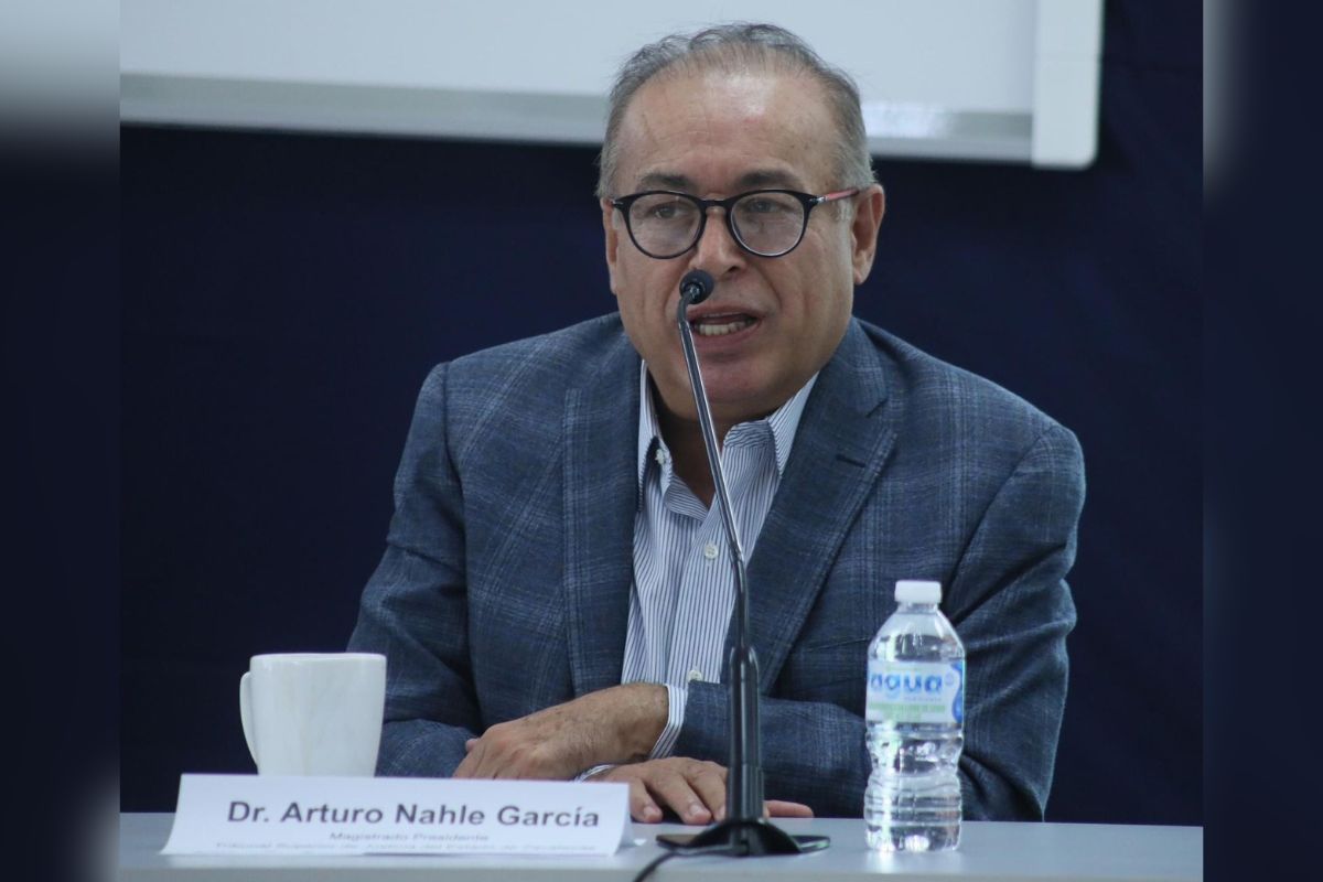 Magistrado del Tribunal Superior de Justicia del Estado de Zacatecas (TSJEZ) Arturo Nahle García. | Foto; Cortesía.