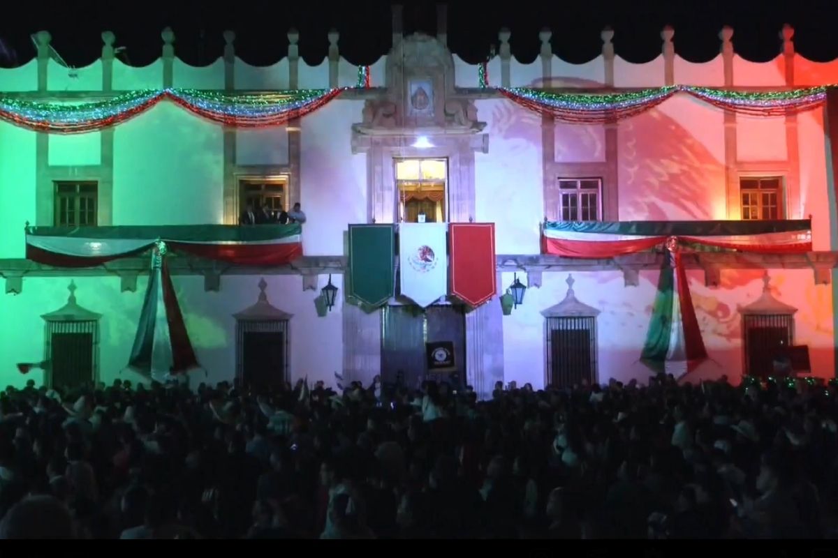 Grito de Independencia de Zacatecas. | Foto: Cortesía.