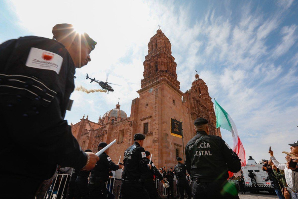 Desfile por la  Independencia de México en Zacatecas. | Foto: Cortesía.