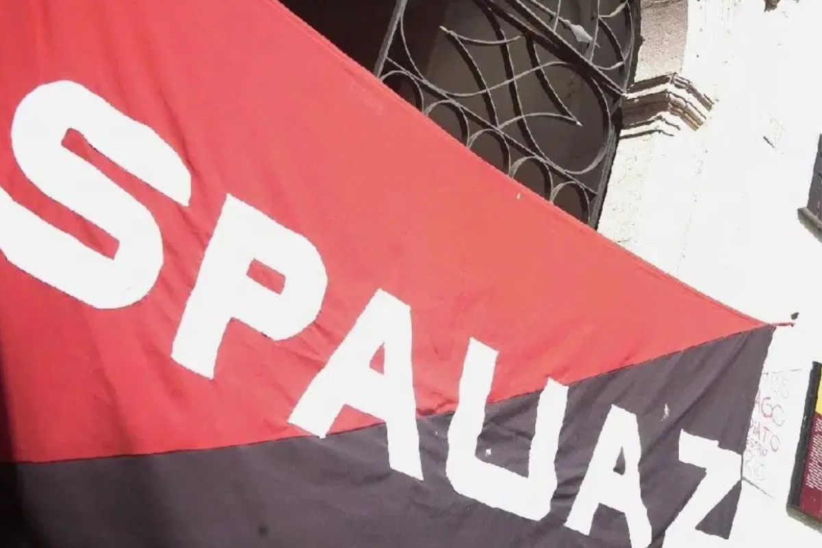 Bandera de toma SPAUAZ | Foto: Archivo