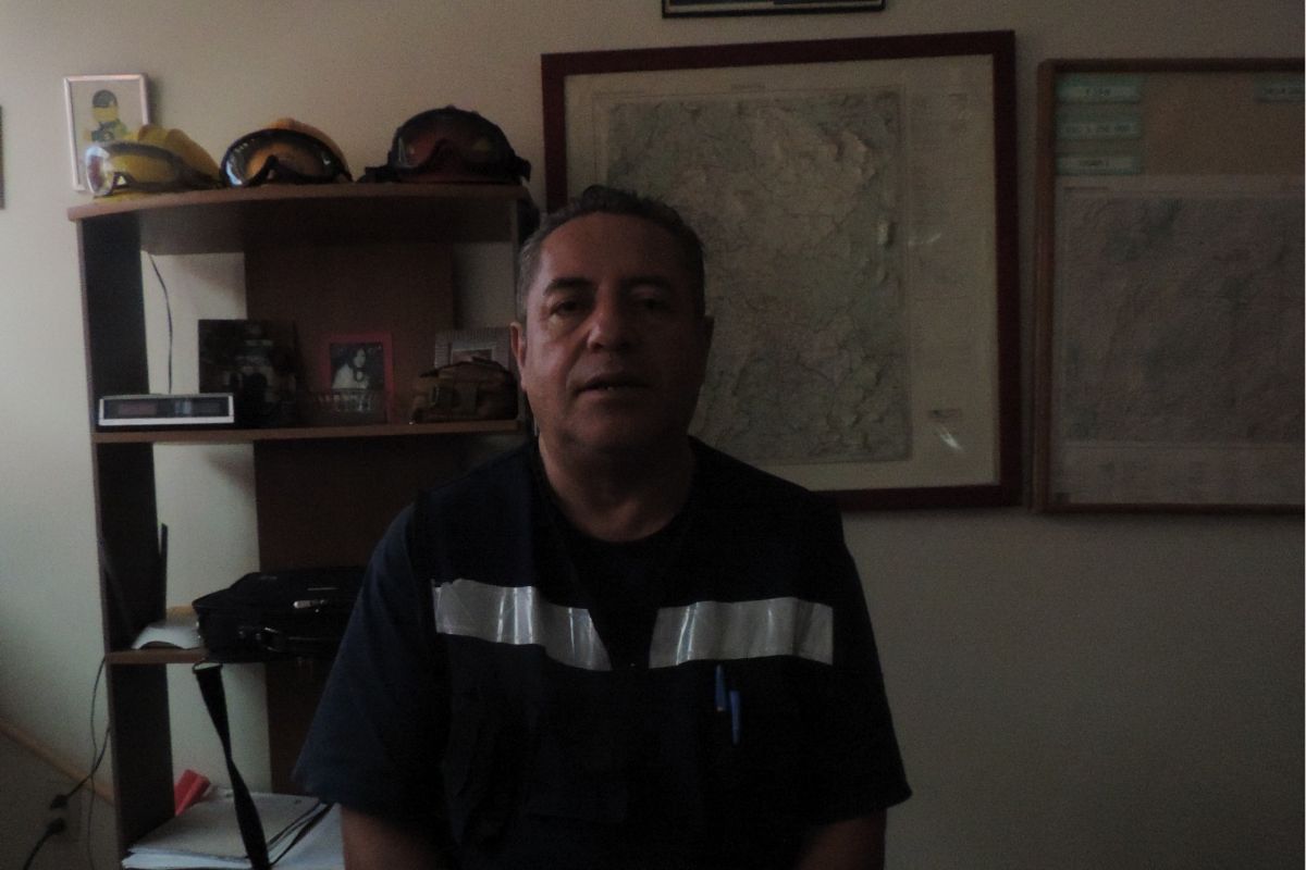 Manuel Cabral Acevedo titular del departamento de Gestión de Emergencias | Foto: Silvia Vanegas 