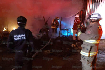 Se registra un incendio en el fraccionamiento Villas de Guadalupe