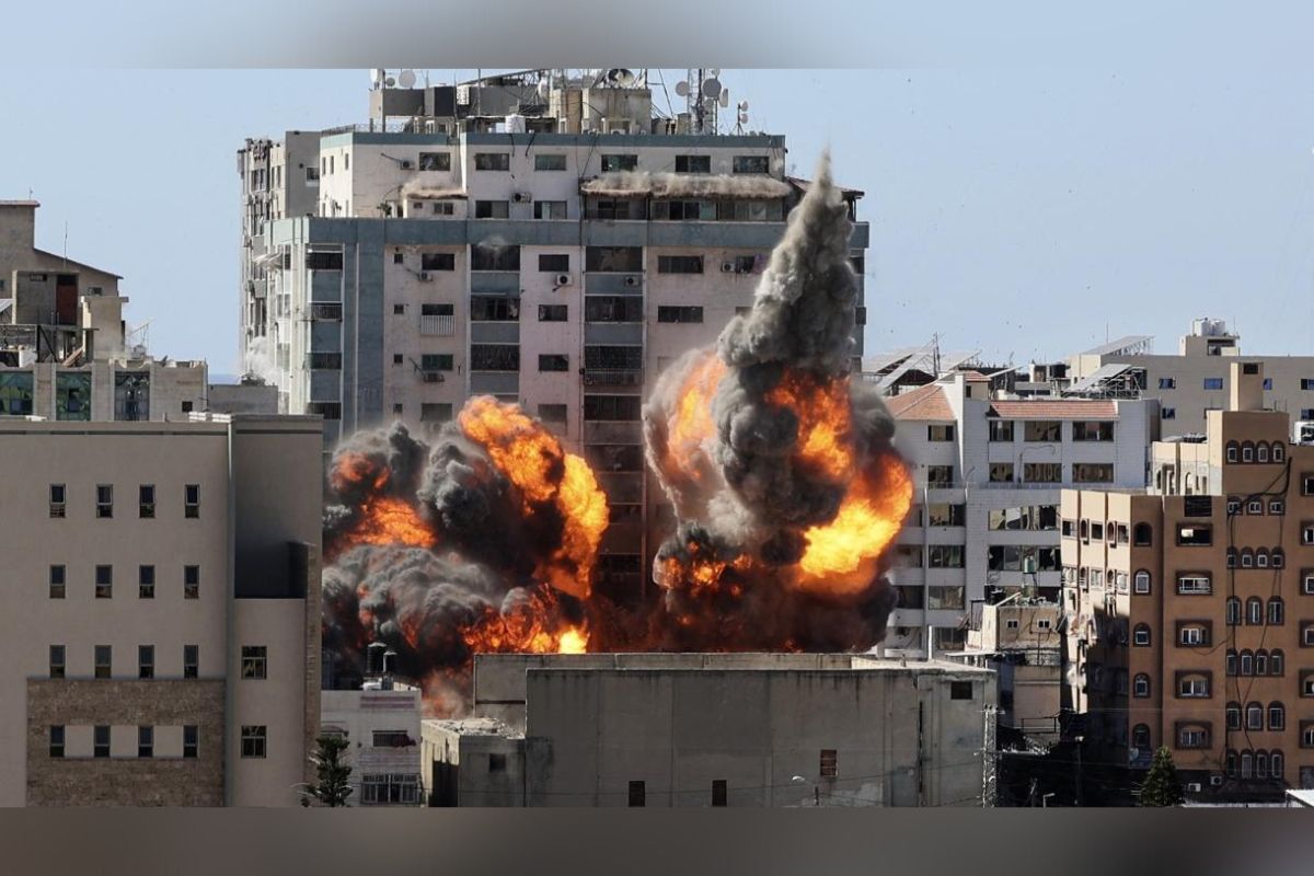 Se intensificó el conflicto entre Israel y Gaza; las fuerzas israelíes han ejecutado un fuerte contraataque en respuesta a la reciente ofensiva lanzada por el movimiento islamista Hamás. | Foto: Cortesía.
