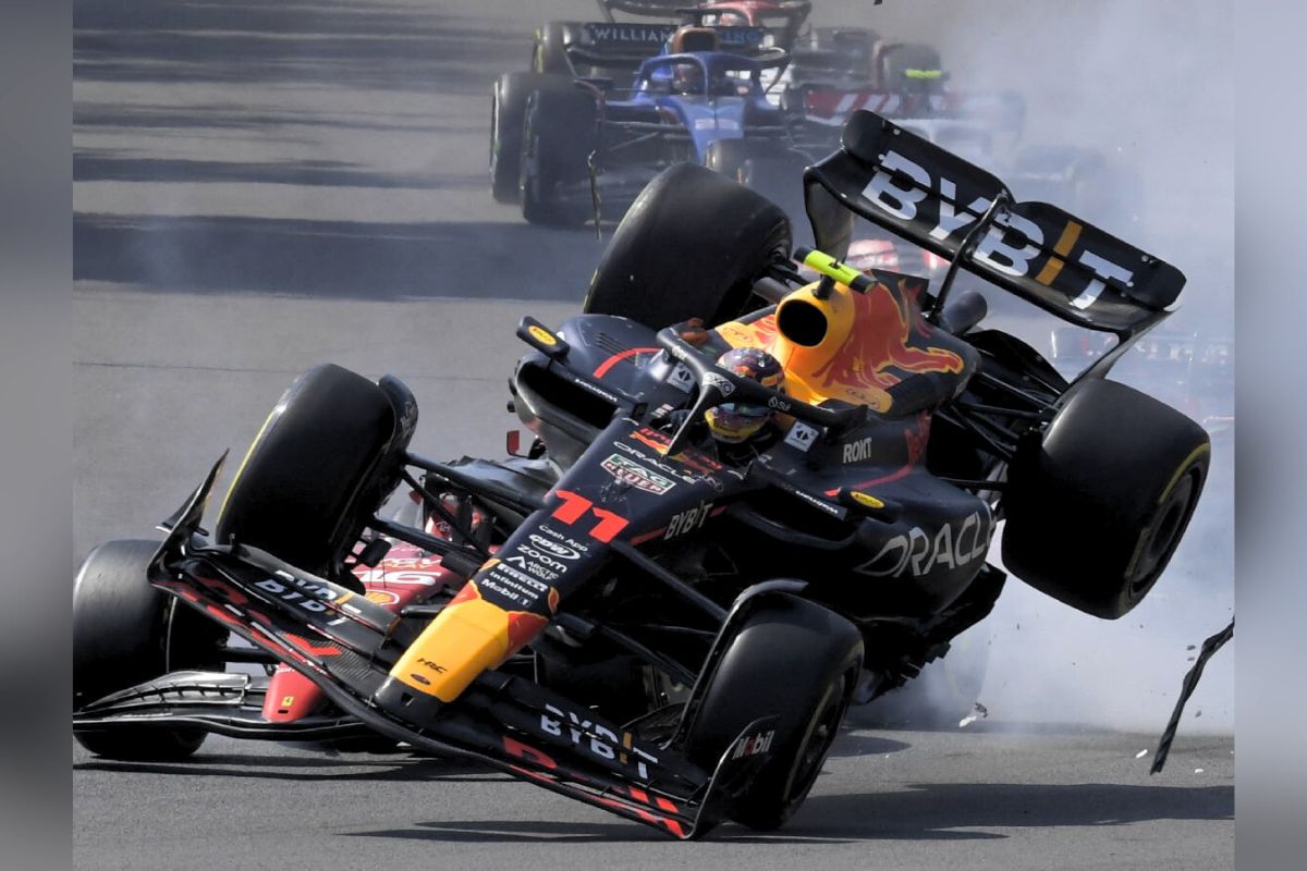 Max Verstappen ganó el Gran Premio de México 2023 luego de tomar el liderato en la arrancada, saliendo desde la tercera posición y aprovechando la succión provocada por los Ferrari. | Foto: Cortesía.