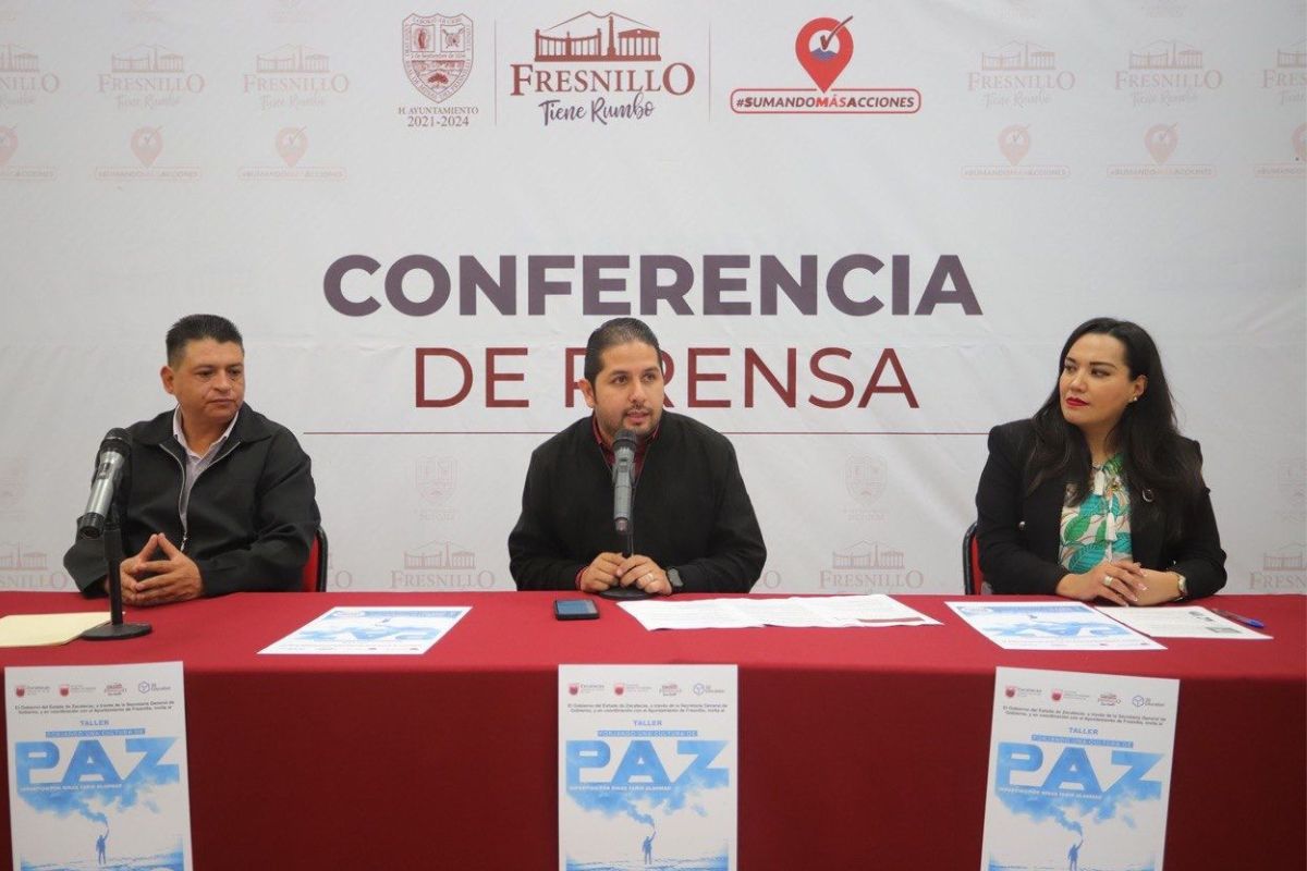 Martín Álvarez Casio y subsecretaría de Prevención del Delito | Foto: Ángel Martinez 