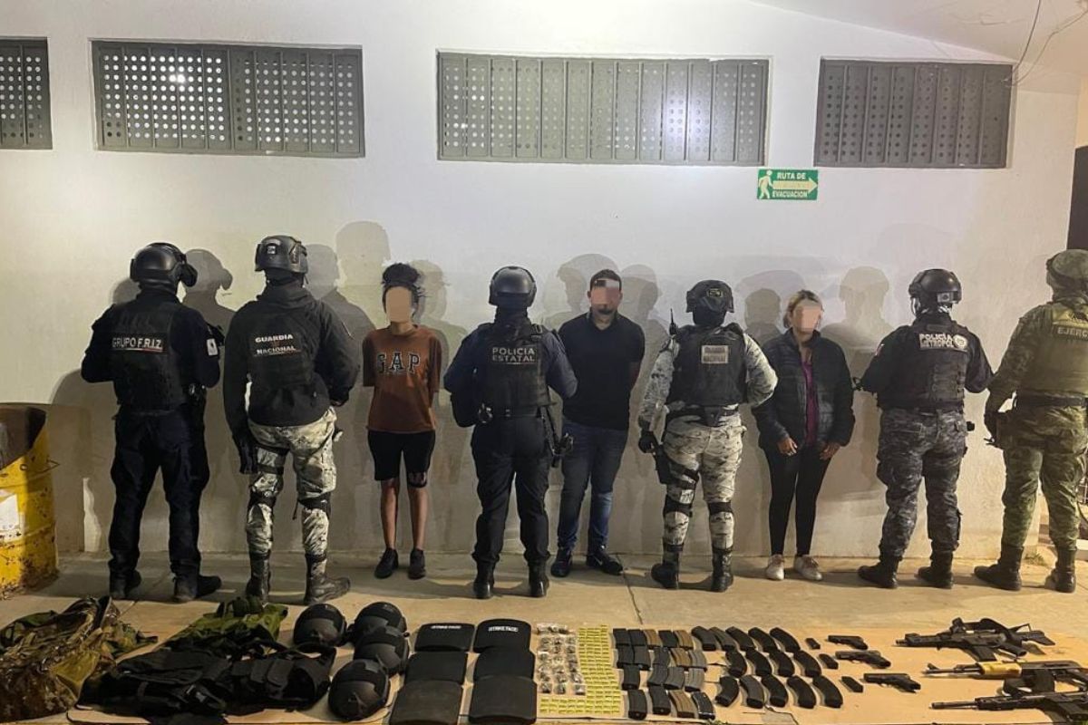 Fuerzas de Seguridad desarticulan célula delincuencial en Calera | Foto: Cortesía
