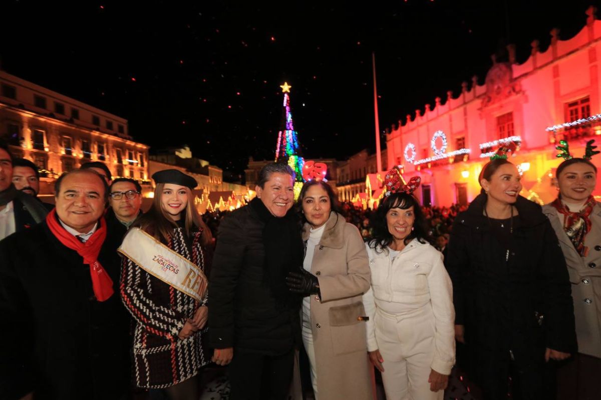 Festival Navideño “Celebremos con Alegría”: Es inaugurado en Zacatecas. | Foto: Cortesía.