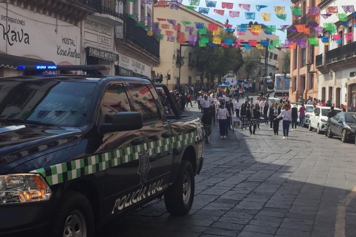 Desfile Revolucionario en Zacatecas. | Foto: Cortesía.
