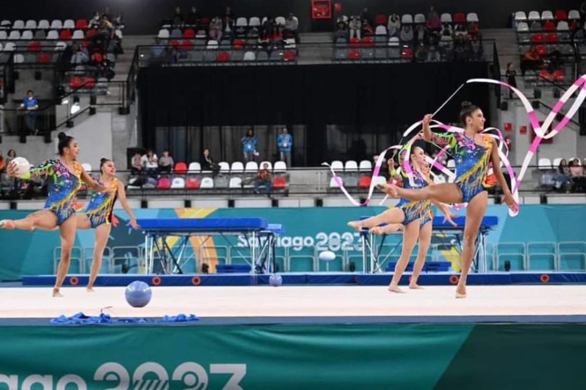 Panamericanos 2023: Plata para México en gimnasia rítmica, patinaje de velocidad y atletismo