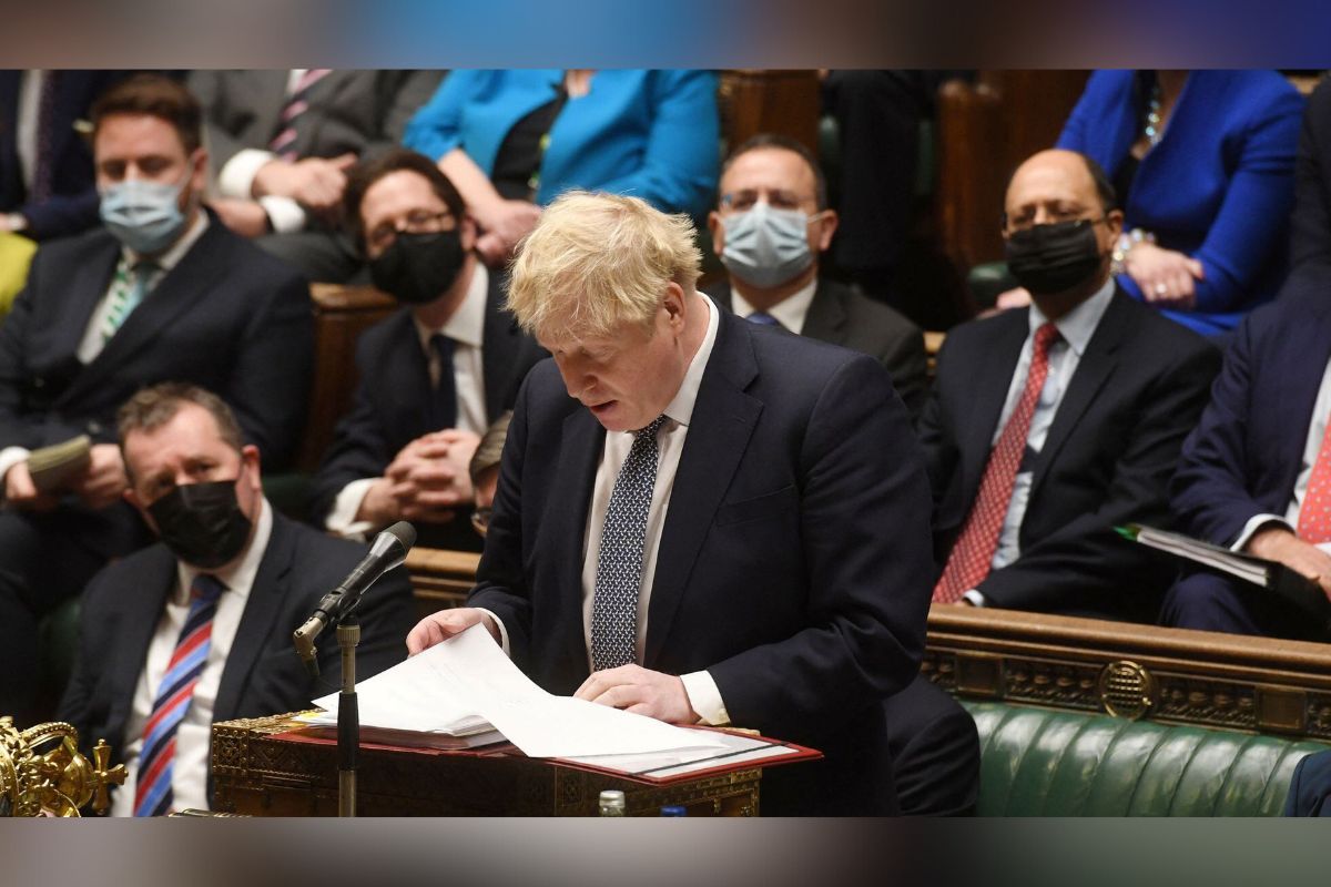 El ex primer ministro británico Boris Johnson pidió este miércoles perdón por el dolor y las pérdidas causados por el covid-19. | Foto: Cortesía.