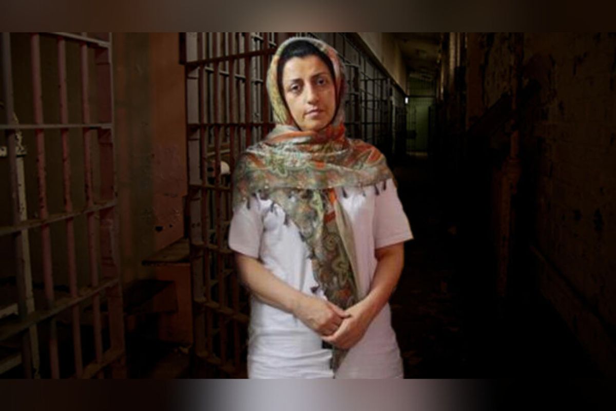 la activista iraní Narges Mohammadi, que actualmente se encuentra encarcelada en su país; iniciará una nueva huelga de hambre. | Foto: Cortesía.