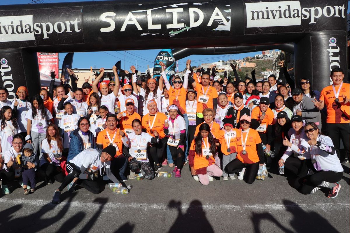 Carrera Libre 5K “No estás sola” en Zacatecas | Foto: Cortesía