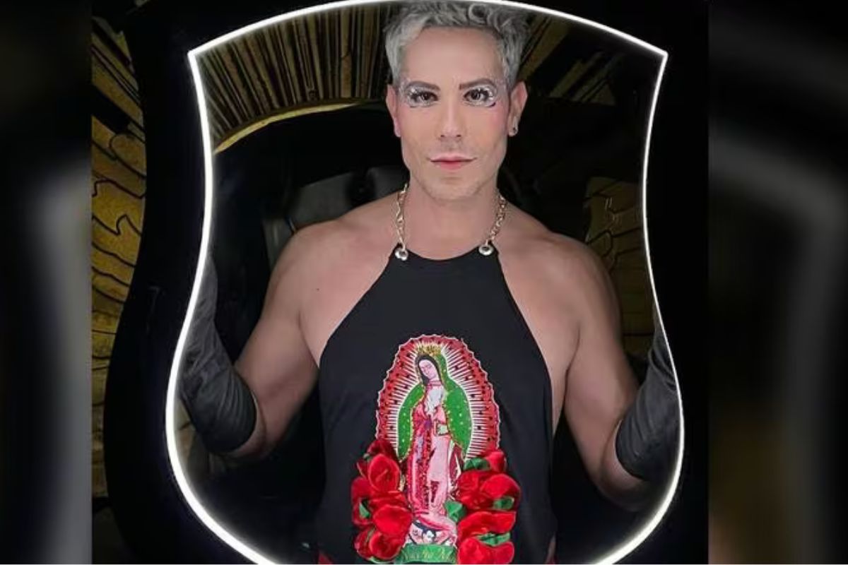 Christian Chávez es criticado por usar atuendo de la Virgen de Guadalupe | Foto: Cortesía. 