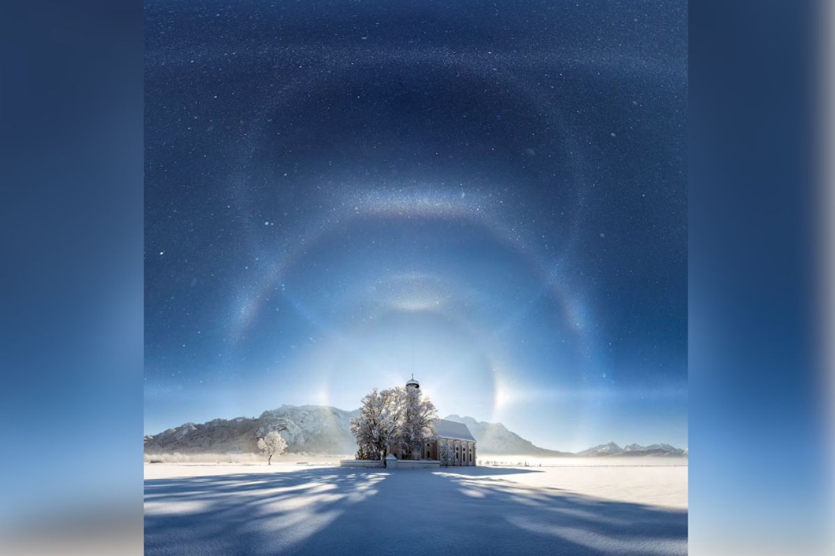La NASA comparte imágenes de halos de hielo