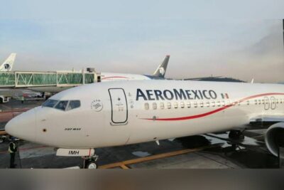 Después de la falla de un avión Boeing 737 MAX-9 de Alaska Airlines; Aeroméxico mantiene en tierra 19 aeronaves de este tipo.