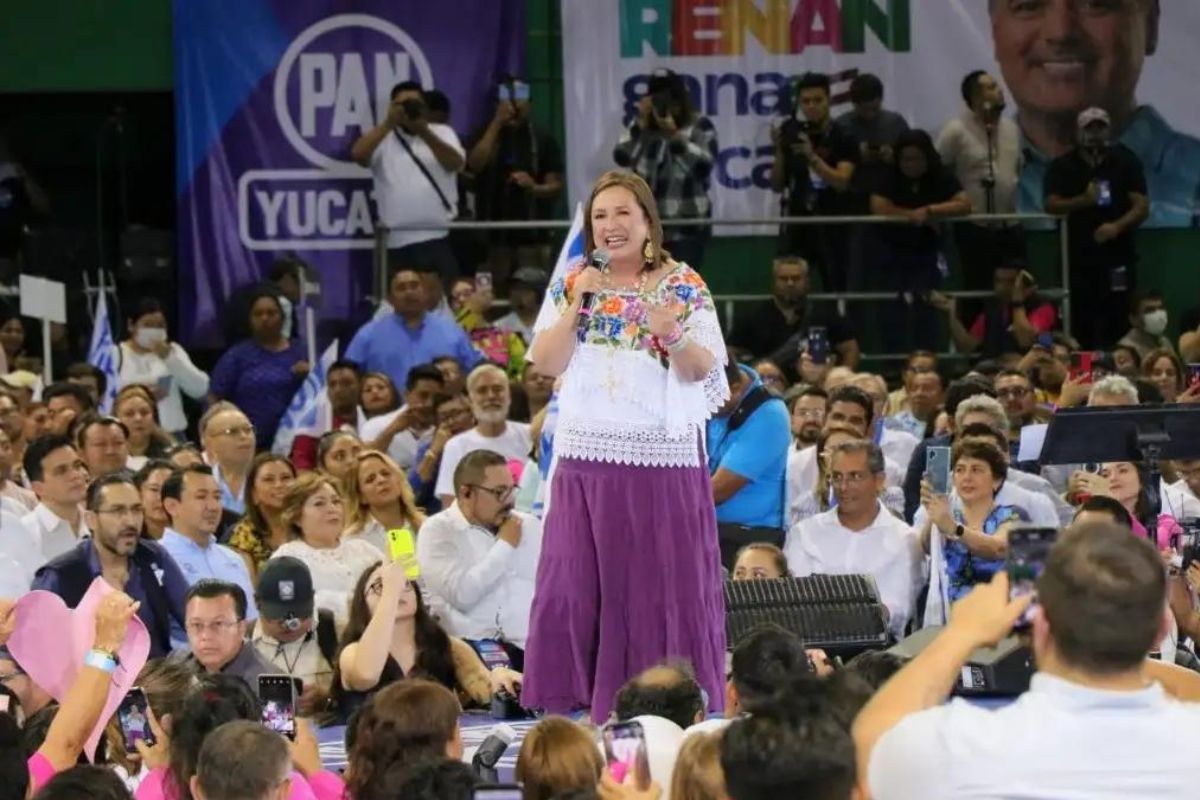 Xóchitl Gálvez; rechazó la posibilidad de eliminar proyectos impulsados por el Presidente AMLO.