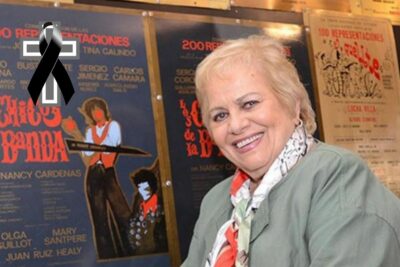 Se informó la muerte de Tina Galindo, productora de teatro y representante de algunos artistas.