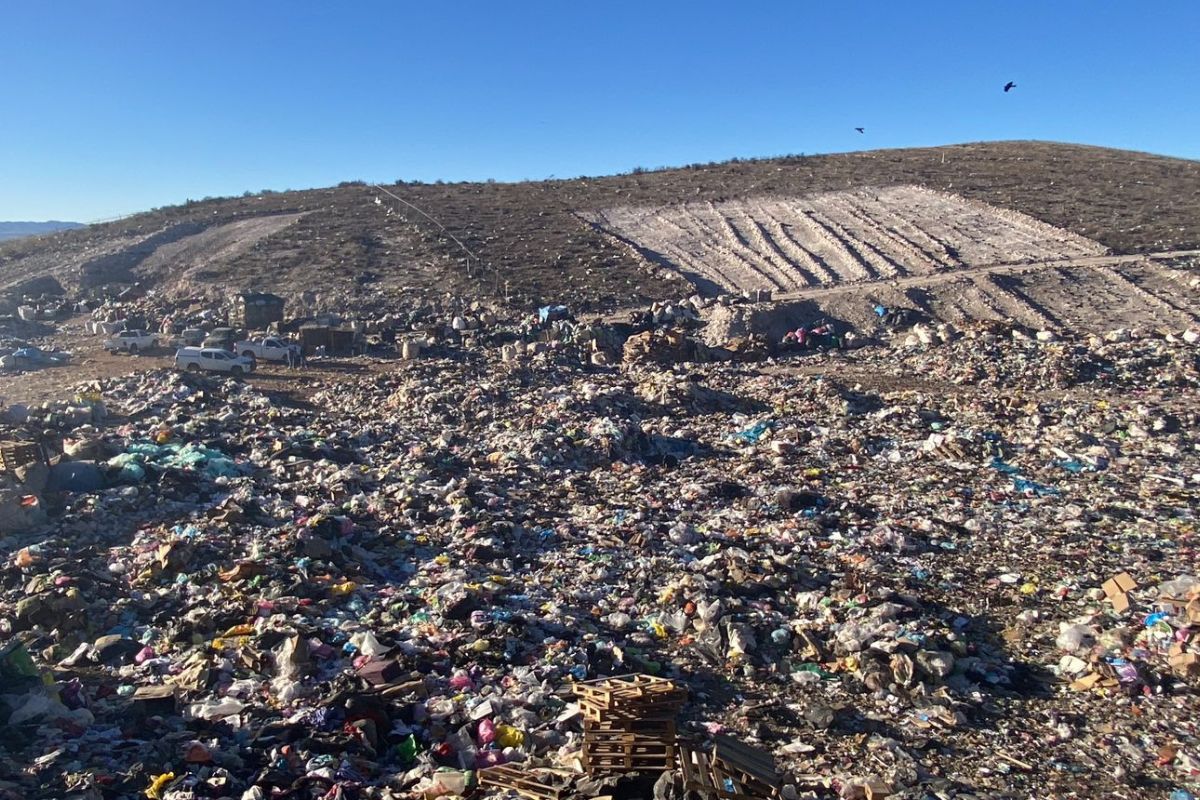 Relleno de basura en Fresnillo | Foto: Ángel Martinez 