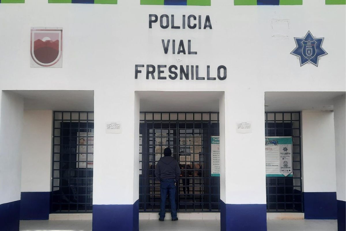 Oficina Policía Vial Fresnillo | Foto: Ángel Martinez 