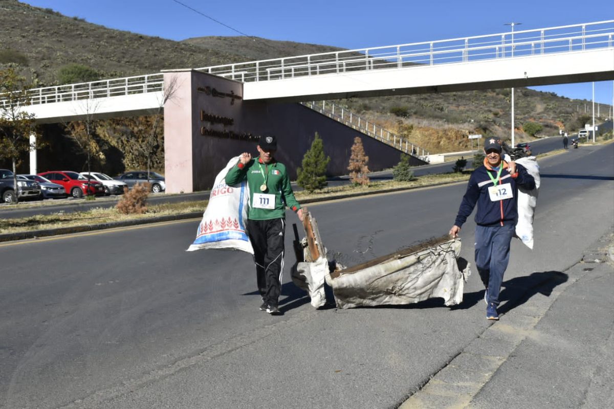 Realizan segunda carrera ambiental Plogging 2024 Año de la Paz Zacatecas