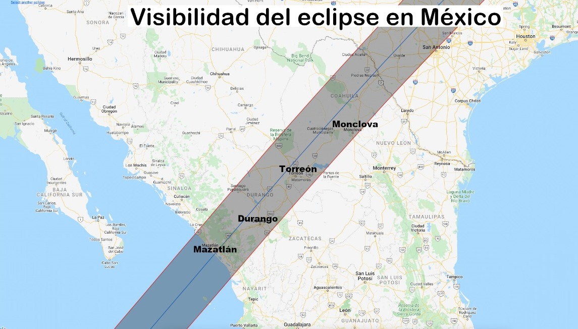 Eclipse Solar en México 2024 ¿Cuándo será? Todo lo que debes saber