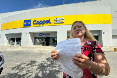 Mujer demanda a BanCoppel por vaciar su cuenta de 279 mil pesos en Playa del Carmen