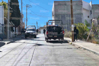 Policía Estatal asegura automóvil luego de ataque armado en la Colonia Bufa 1