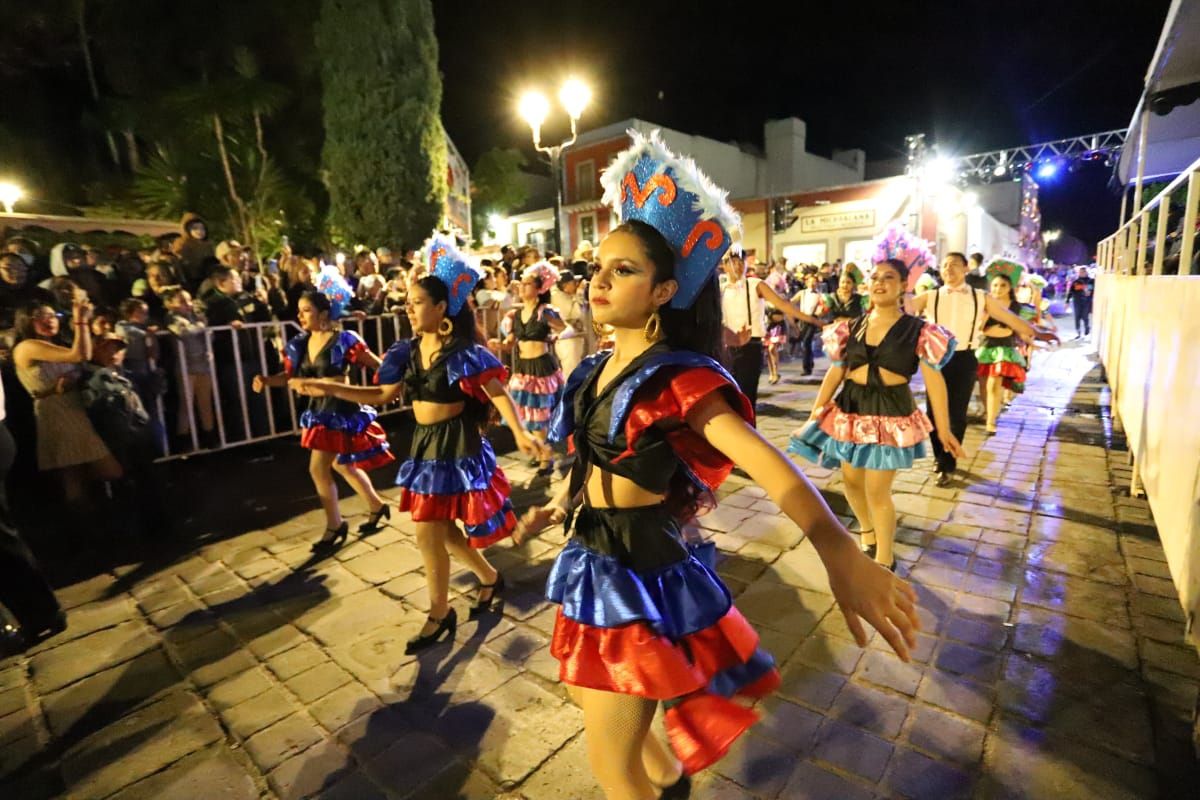 La ciudad se transformó en un escenario de fantasía y alegría con el desfile nocturno del Carnaval 2024. | Foto: Cortesía.