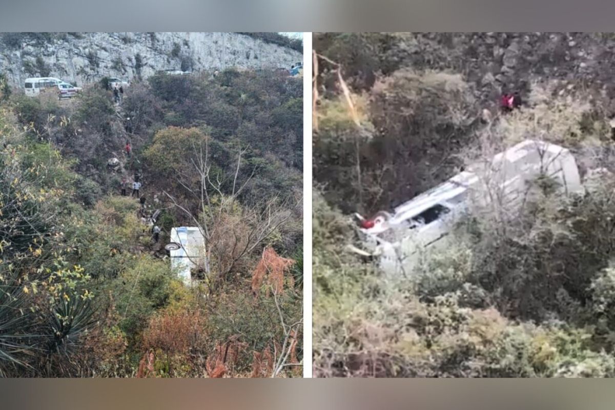 Se volcó un autobús de pasajeros en Tepexi, Puebla y de acuerdo con las autoridades; se reportaron 22 personas lesionadas.
