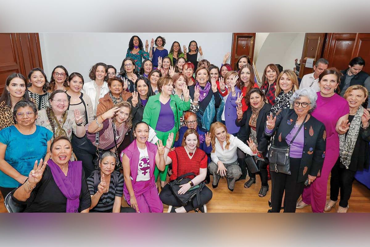La agrupación feminista Todas México inició encuentros con los aspirantes a la Presidencia para exponerles su agenda y las demandas. | Foto: Cortesía.