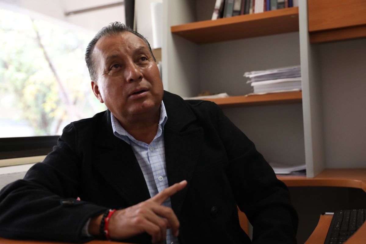 Luis Mario Castruita Quirino, director de Educación Básica Federalizada de la Secretaría de Educación. | Foto: Manuel Medina.