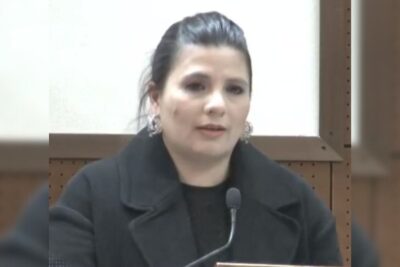 Gabriela Pinedo, defendió los “logros” del gobierno del estado en materia de seguridad.