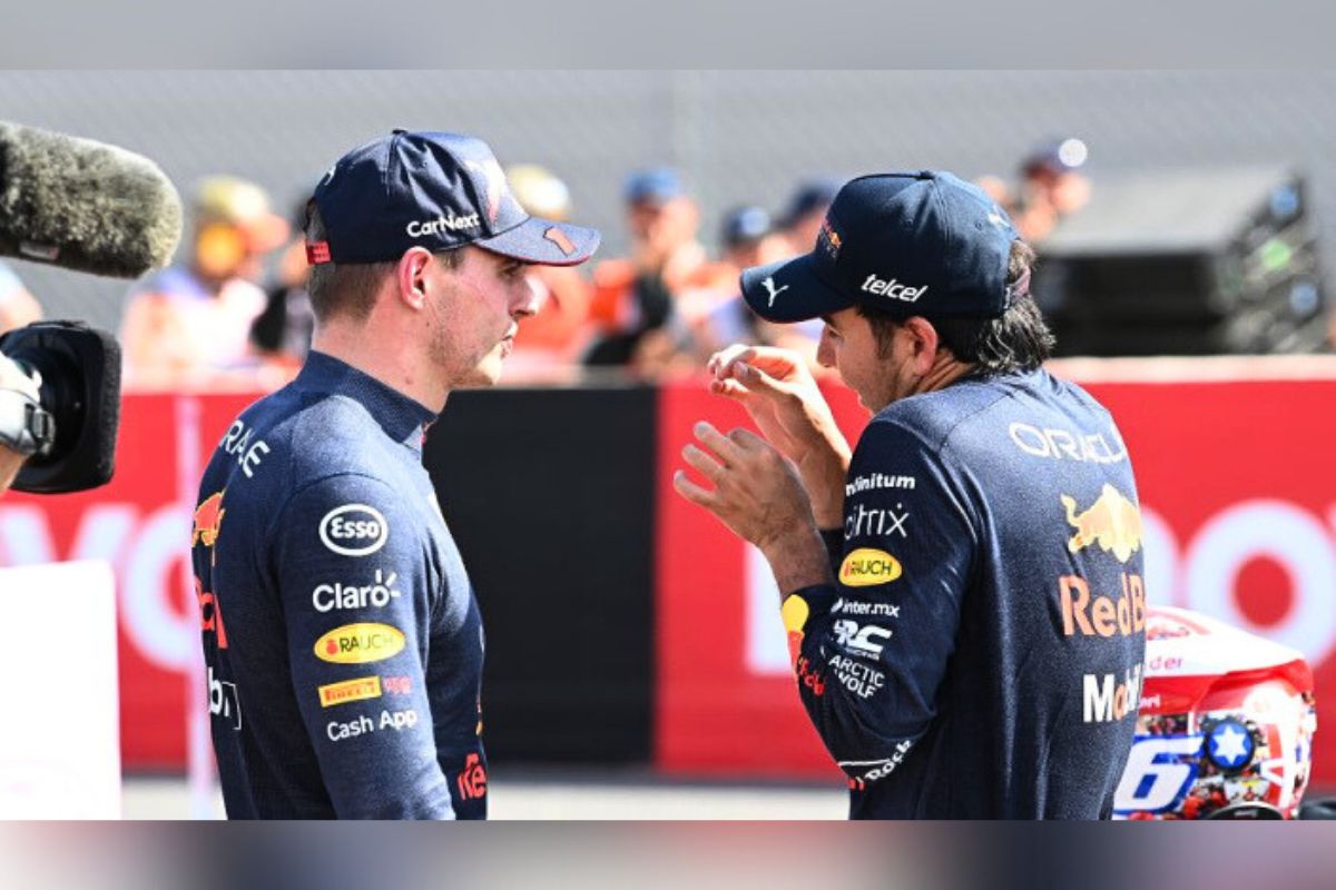 Max Verstappen y Sergio Checo Pérez. | Foto: Cortesía.