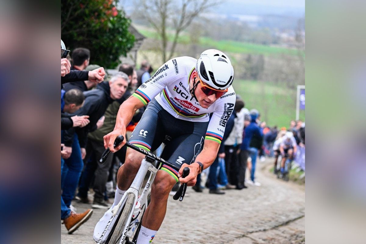 El neerlandés Mathieu van der Poel se convirtió en el séptimo ciclista de la historia en ganar tres veces la Vuelta a Flandes.